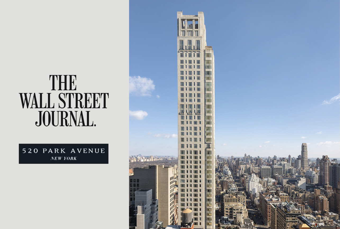 520 Park Avenue Tops The Wall Street Journal's "Best Architecture of